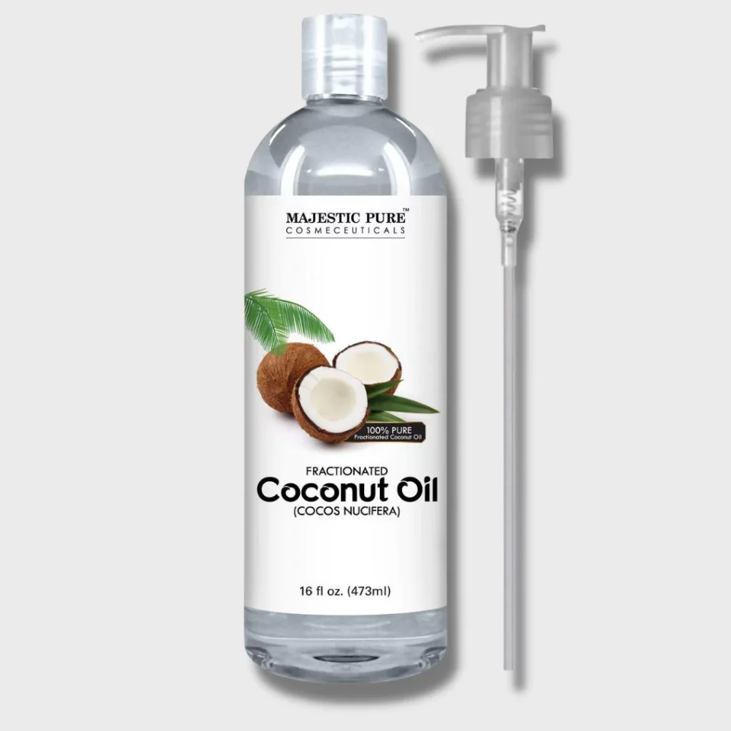Majestic pures fractionated coconut oil