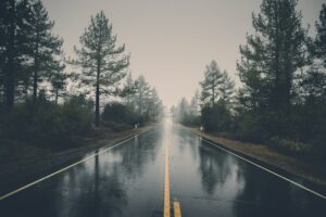 Foggy road conditions increase the risk of car accidents